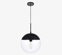 Dorland Glass Globe Pendant  (8"-14")