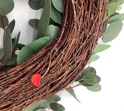 Open Box: Faux Eucalyptus Wreath (24") - Mixed