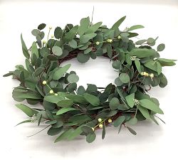 Open Box: Faux Eucalyptus Wreath (24") - Mixed
