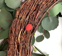 Open Box: Faux Eucalyptus Wreath (24") - Mixed