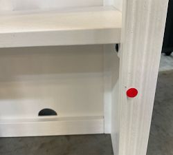 Open Box: Livingston Modular Bookcase Hutch (17.5") - Montauk White