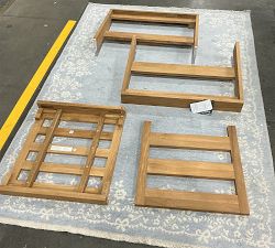 Open Box: Malibu Teak Lounge Chair Frame - Natural