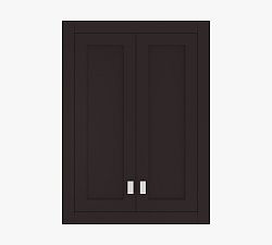 Open Box: Ranulf Overhead Bath Cabinet - Espresso, Chrome