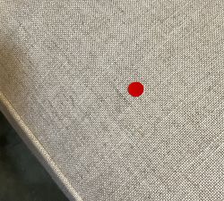 Open Box: Buchanan Roll Arm Ottoman and a Half - Performance Everydaylinen™ Oatmeal