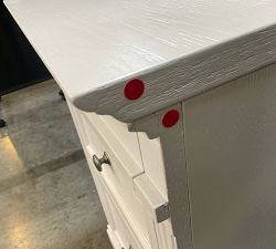 Open Box: Livingston Modular 2-Drawer File Cabinet without Top (17.5") - Montauk White