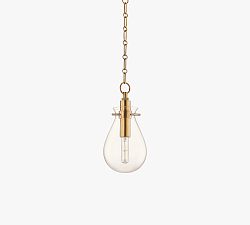 Mayla LED Glass Pendant (8"-18")