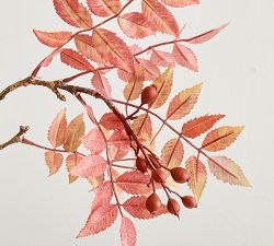 Faux Rust Berry Branch