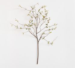 Faux Turning Curly Willow Branch
