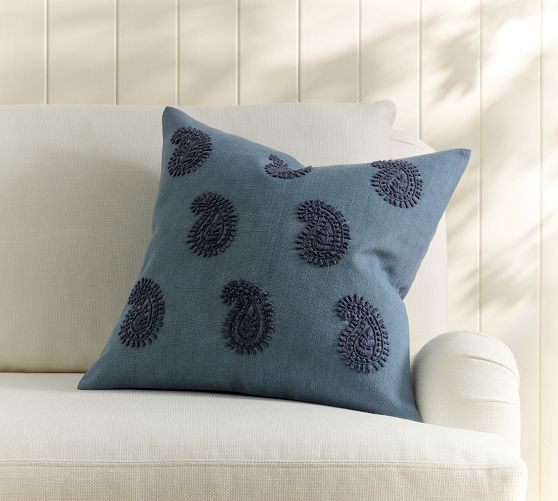 Briar Embroidered Pillow Cover