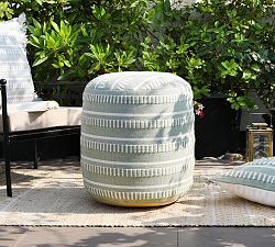 Canaan Recycled Yarn Outdoor Pouf