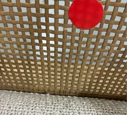 Open Box: Atwood Cane Counter Stool (26") - Performance Boucle Oatmeal, Seadrift