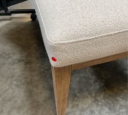 Open Box: Layton Grand Upholstered Dining Chair - Performance Boucle Oatmeal, Seadrift