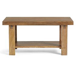 Open Box: Reed Rectangular Coffee Table (36") - Antique Umber