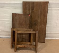 Open Box: Reed Rectangular Coffee Table (36") - Antique Umber