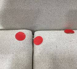 Open Box: York Square Arm Grand Sofa (95"), 2x2, High Performance Contract Grade Cushions - Performance Boucle Oatmeal