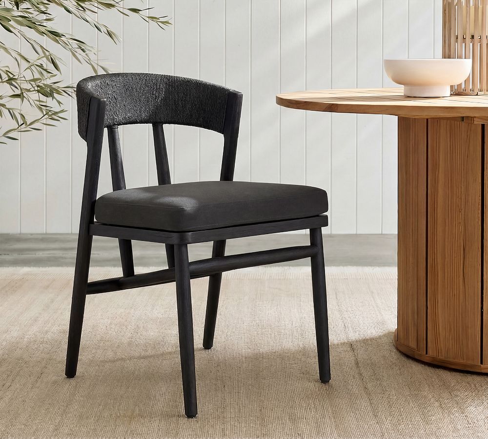 Birton Teak Outdoor Dining Chair by Pottery Barn