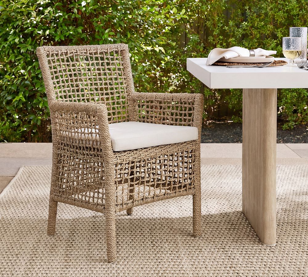 Connely Outdoor Rope Dining Armchair by Pottery Barn