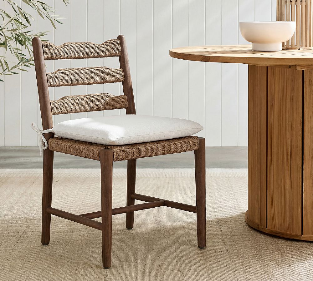 Peighton Teak Outdoor Dining Chair by Pottery Barn