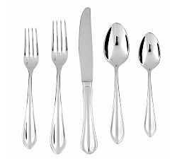 Open Box: Forge Stainless Steel Flatware, Set of 5