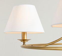 Oxford Linen Chandelier Shade - Pack of 6