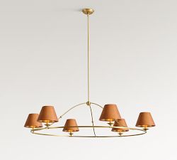 Oxford Leather Chandelier Shade - Pack of 6
