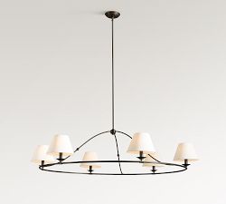 Oxford Linen Chandelier Shade - Pack of 6