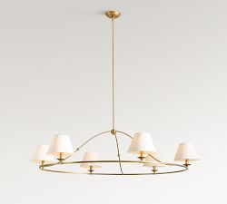 Oxford Linen Chandelier Shade - Pack of 6