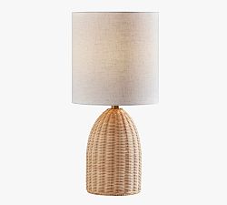 Braxton Rattan Table Lamp (19"-24")
