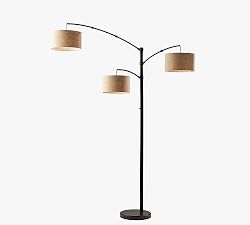 Brendan 3-Arm Metal Arc Floor Lamp (82")