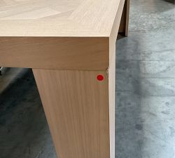 Open Box: Blair Herringbone Dining Table (86") - Shoreline