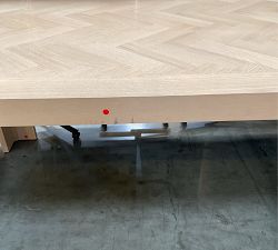 Open Box: Blair Herringbone Dining Table (86") - Shoreline
