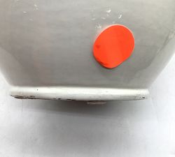 Open Box: Ceramic Handled Vase, Extra Large (17.75") - White