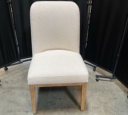 Open Box: Layton Grand Upholstered Dining Chair - Performance Boucle Oatmeal, Seadrift