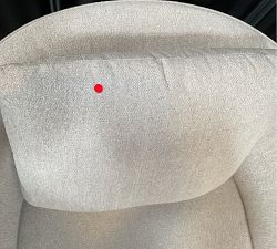Open Box: Remmy Petite Swivel Chair (32") - Heathered Chenille Stone