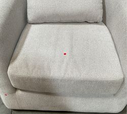Open Box: Remmy Petite Swivel Chair (32") - Heathered Chenille Stone