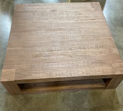 Open Box: Rockport Grand Square Coffee Table (55") - Cocoa Brown