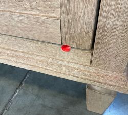 Open Box: Sausalito 5-Drawer Tall Wide Dresser (50") - Seadrift