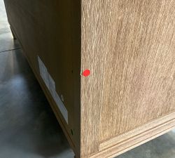Open Box: Sausalito 5-Drawer Tall Wide Dresser (50") - Seadrift