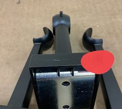 Open Box: Standard Curtain Rod &amp; Wall Bracket (166" - 240", 0.75" diam.) - Matte Black