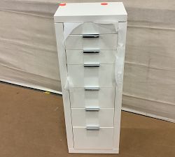Open Box: Stella Standing Jewelry Organizer - White