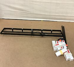 Open Box: Windham Alabaster Linear Chandelier (49") - Bronze