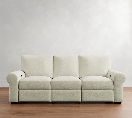Big Sur Roll Arm Power Sofa (92") by Pottery Barn