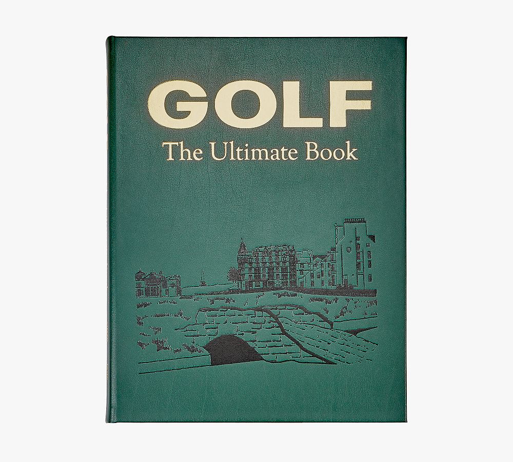 Ultimate Golf Book Leather-Bound Book - Green