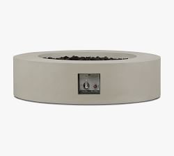 Abril Concrete Low Round Propane Fire Pit Table (43")