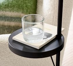 Bauer Metal Shelf Task Floor Lamp (67")