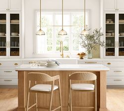 Beck Cast Glass Round Pendant (7"-10")