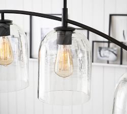 Malone Recycled Glass Arc Chandelier (47")
