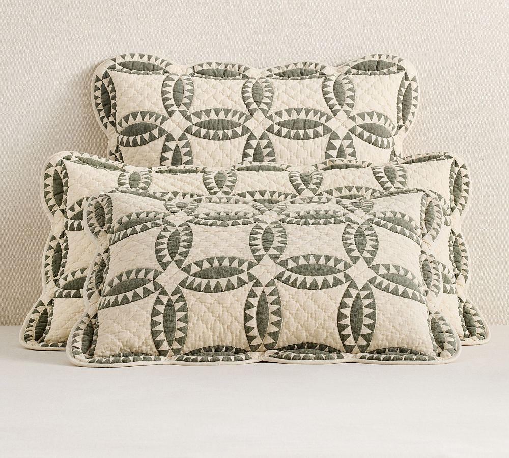 Cooper Quilted Shams by Pottery Barn