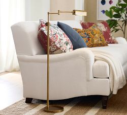 Sherman Metal Articulating Task Floor Lamp (49")
