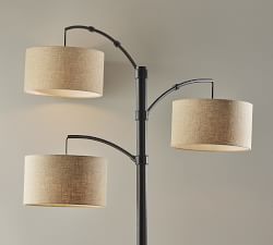 Brendan 3-Arm Metal Arc Floor Lamp (82")